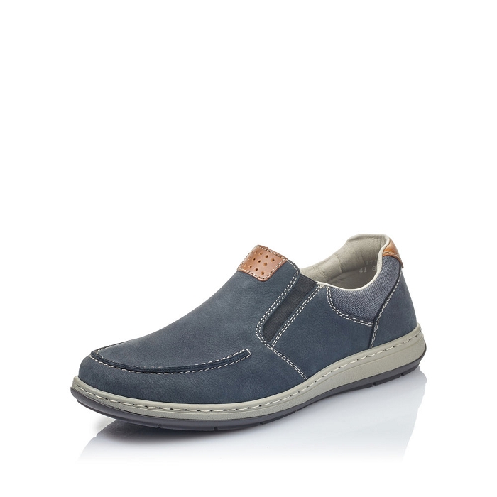 Rieker mocassin 17360 bleu