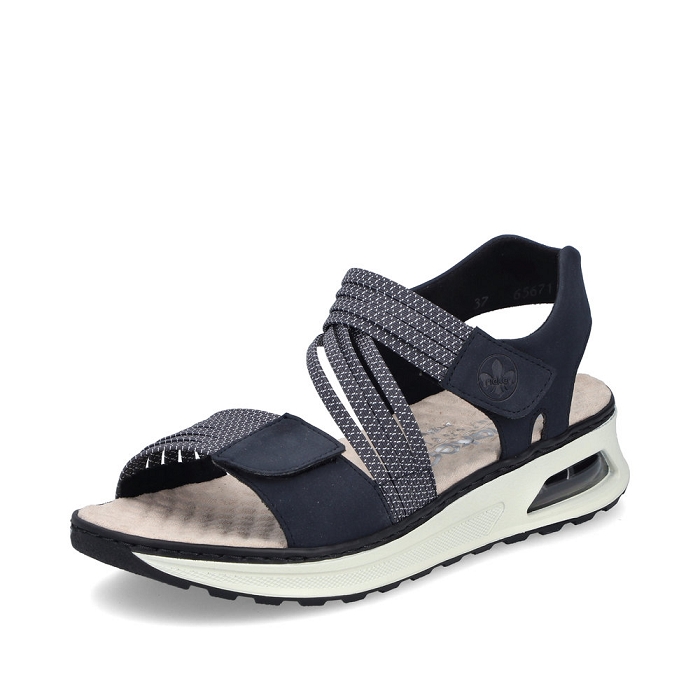 Rieker nu pieds 65671 bleu