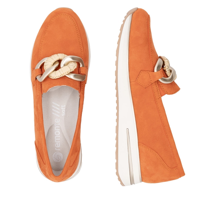 Remonte mocassin d1g11 orangeY487601_6