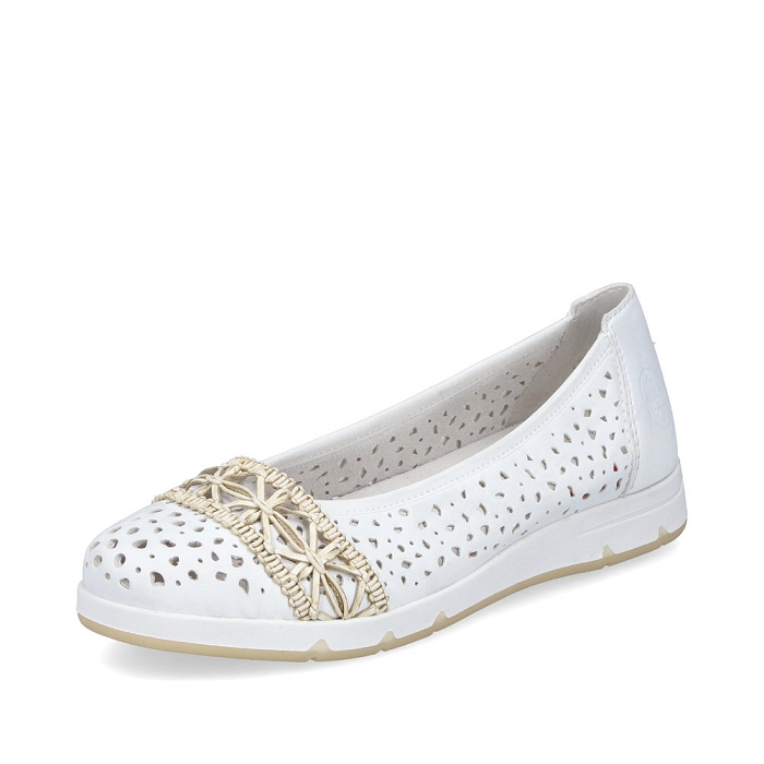 Rieker ballerine l3062 blanc